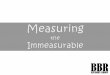 Measuring the Immeasurable