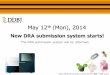 New submission system for DDBJ Sequence Read Archive (DRA) starts