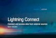 Salesforce1 lightning dev week UYSDUG 2015 - Lightning Connect