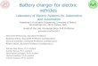 Battery charger for electric vehicles BIN@sheffield Buja Bertoluzzo