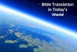 Bible translation in today's world 01 28-15 p pt slides org