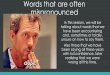 Common Mispronounced Words (TBC)
