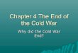 Sec 4 chapter 4.1 the end of cold war