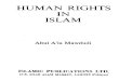 Human Rights In Islam [Mawdudi]