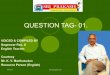 Question tag   01