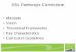 ESL Pathways Curriculum: Background and Key Components