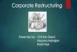 Corporate restructuring strategic management