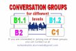 Poster conversation groups