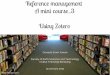 Reference Management: a mini course: Part 3 Using zotero