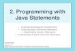 OCA JAVA - 2 Programming with Java Statements