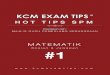 Matematic spm kcm exam tips 1®