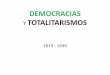 10.  Democracias y totalitarismos (1 bachillerato)
