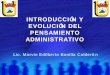 Clase 03   Teoria Administrativa I UNSSA "Evolución del pensamiento administrativo"