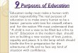 9 Purposes Of Education