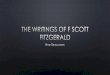 The Writings of F Scott Fitzgerald