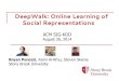 DeepWalk: Online Learning of Representations