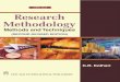 Research methodology   methods and techniques 2004