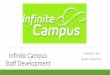 Infinite Campus... Staff Development