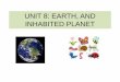 UNIT 8 EARTH AND INHABITED PLANET
