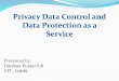 Privacy Data protection in cloud using DPaaS