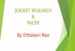 Docket Research & PACER