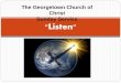 Sermon Hebrews 2:1-4 " Listen"