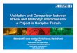 Hatch Ltd. Validation and comparison WAsP and meteodyn 2011