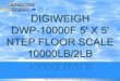 DIGIWEIGH DWP-10000F 5' X 5' NTEP FLOOR SCALE 10000LB/2LB