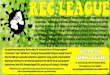Social Media Graphic | Rec League Annoucement