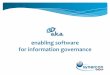 a.k.a. enabling software for information governance