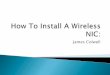 How to install a wireless nic