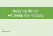 Integrated Marketing Campaign for AVC hair products