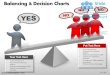How to make create balancing decision see saw  charts powerpoint presentation slides and ppt templates graphics clipart
