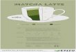Green tea Latte infographic