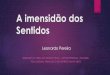 A imensidão dos sentidos ( Leonardo Pereira)