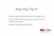 You try it - Google Drive and Docs
