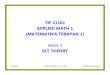 Matematika terapan week 2. set