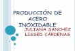 Exposicion proceso industrial acero