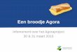 Broodje Agora: infomomenten over het nieuwe dienstverleningsconcept