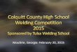 Colquitt County High School Welding Competition