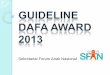Guideline dafa award 2013   sfan