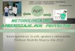 Presentación metodología por proyectos Profesor Rodolfo Mancía 2012