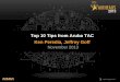 Breakout - Airheads Macau 2013 - Top 10 Tips from Aruba TAC