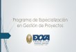 Exxa Consulting - Programa de Especialización en Gestión de Proyectos Enero 2015