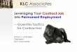 Leveraging Your Contract Job Updated