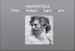 Aristotele: fisica,biologia,logica,etica