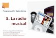 5. La radio musical en España