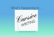 Cursive Writing PP for EDU210