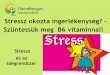 Stressz okozta ingerlékenység–Szüntessük meg B6 vitaminnal