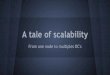 A tale of scalability
